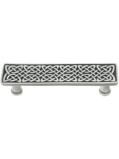 Celtic Isles Drawer Pull - 3 inch Center to Center in Antique Pewter.